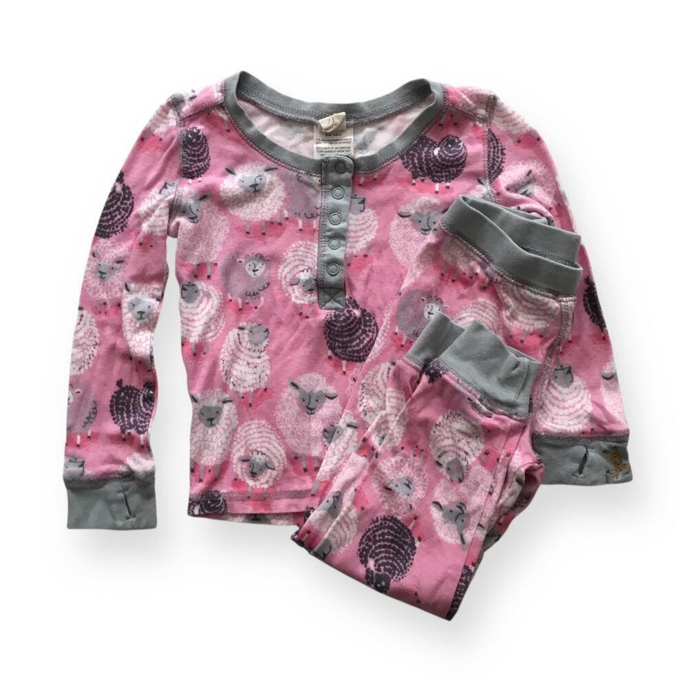 Munki Munki pink sheep pajamas